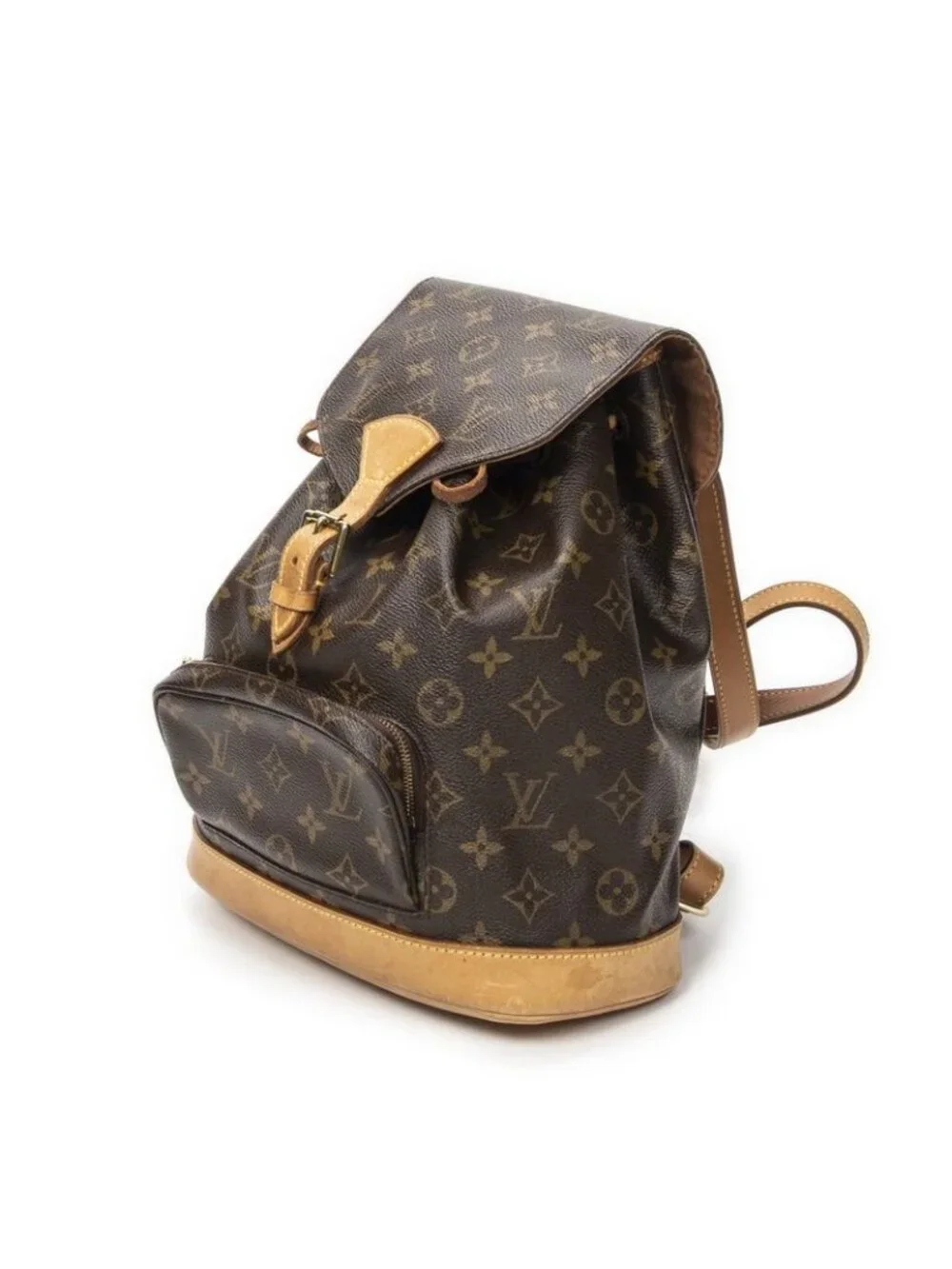 Louis Vuitton Montsouris Brown Monogram Canvas Shoulder Bag - Picture 2 of 10